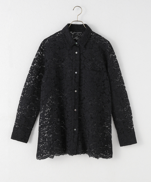 Spick＆Span（スピック アンド スパン） ブラウス シャツ レースシャツ