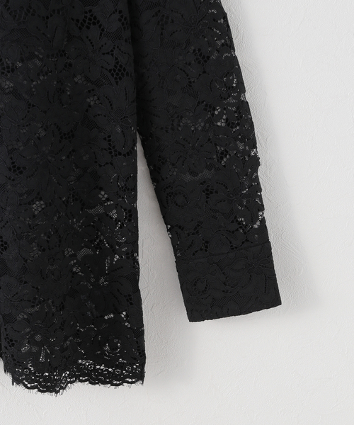 Spick＆Span（スピック アンド スパン） ブラウス シャツ レースシャツ