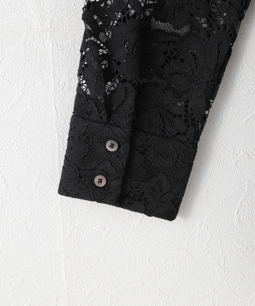 Spick＆Span（スピック アンド スパン） ブラウス シャツ レースシャツ