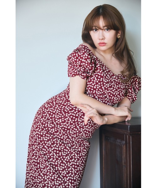 Her lip to 半袖ワンピース X-SMALL ピンク レディース : ZOZOTOWN