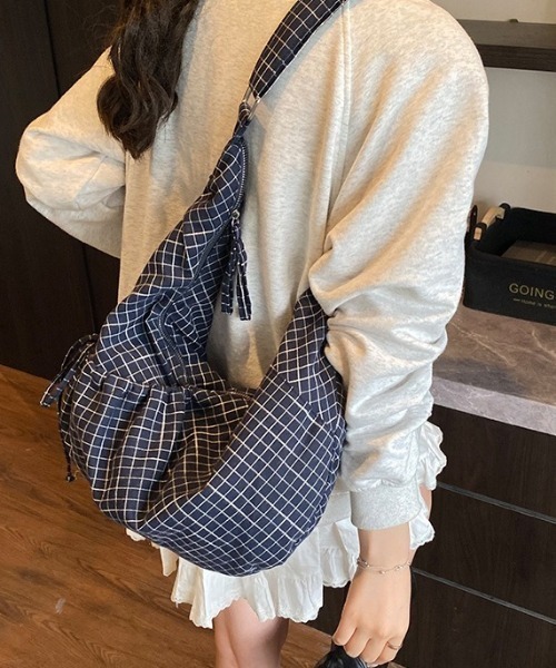 ショルダーバッグ バッグ チェック柄ショルダーバッグ レディース