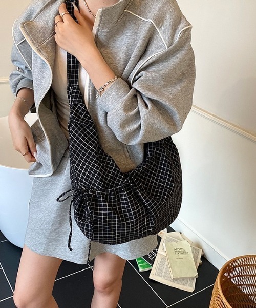 ショルダーバッグ バッグ チェック柄ショルダーバッグ レディース