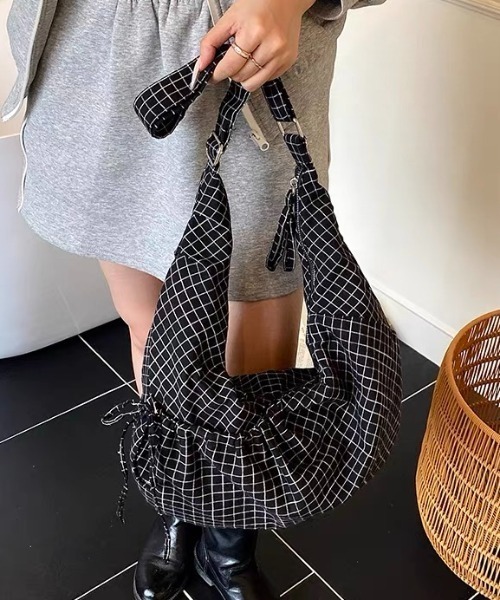 ショルダーバッグ バッグ チェック柄ショルダーバッグ レディース