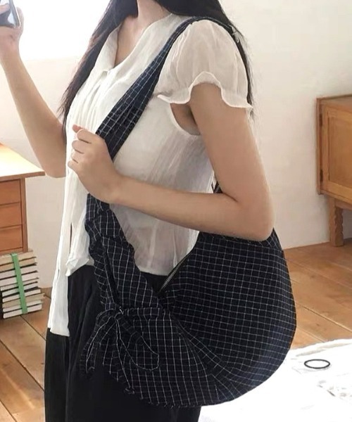 ショルダーバッグ バッグ チェック柄ショルダーバッグ レディース