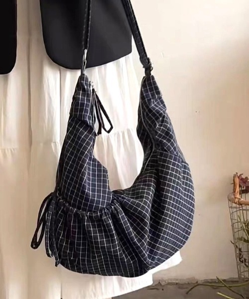 ショルダーバッグ バッグ チェック柄ショルダーバッグ レディース