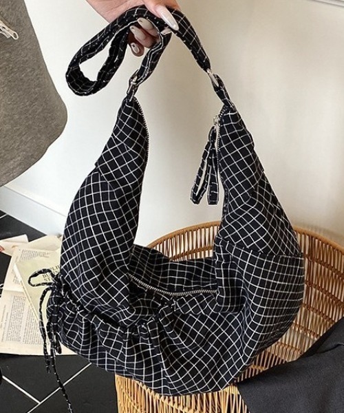 チェック柄 ショルダーバッグ ショルダーバッグ バッグ チェック柄ショルダーバッグ レディース