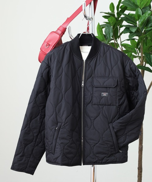 ナイロンジャケット GUESS JEANS GJ QUILTED PUFFER JACKET ゲス