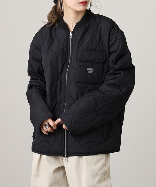 ナイロンジャケット GUESS JEANS GJ QUILTED PUFFER JACKET ゲス