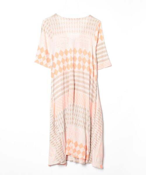 「mintdesigns」 7分袖ワンピース M ベージュ レディース_画像2