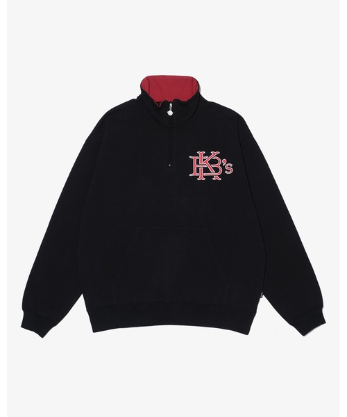 KEBOZ（ケボズ） トレーナー スウェット EFG SWEAT HALF ZIP メンズ