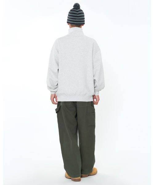 KEBOZ（ケボズ） トレーナー スウェット EFG SWEAT HALF ZIP メンズ