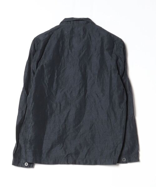 「MICHEL KLEIN」 長袖シャツ 46 ネイビー メンズ_画像2