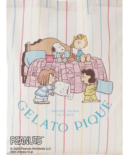 gelato pique（ジェラートピケ） トートバッグ 「PEANUTS」オリジナル