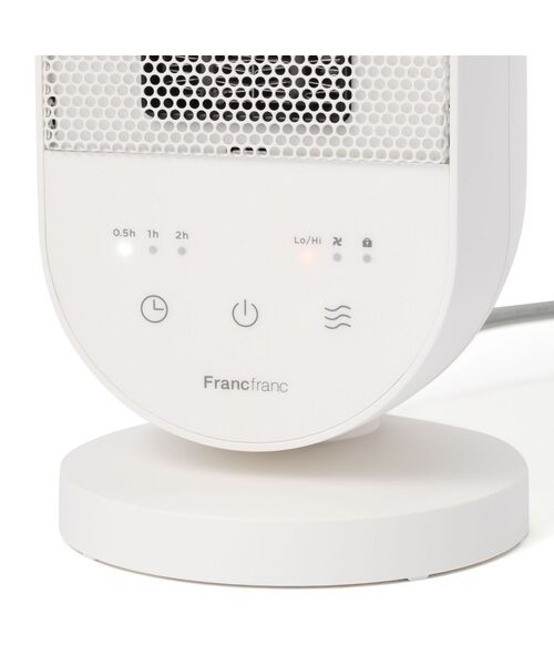 Francfranc（フランフラン） 「速暖」ミニクイックヒーター ホワイト