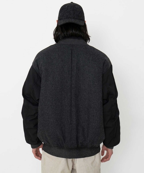 THE NORTH FACE PURPLE LABEL 「THE LABEL」 スタジャン L チャコール