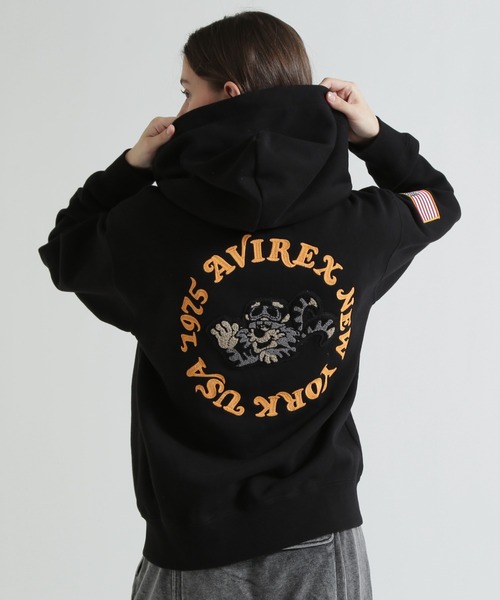 AVIREX（アヴィレックス） パーカー SAGARA CIRCLE LOGO TOMCAT ZIP