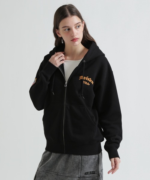 AVIREX（アヴィレックス） パーカー SAGARA CIRCLE LOGO TOMCAT ZIP