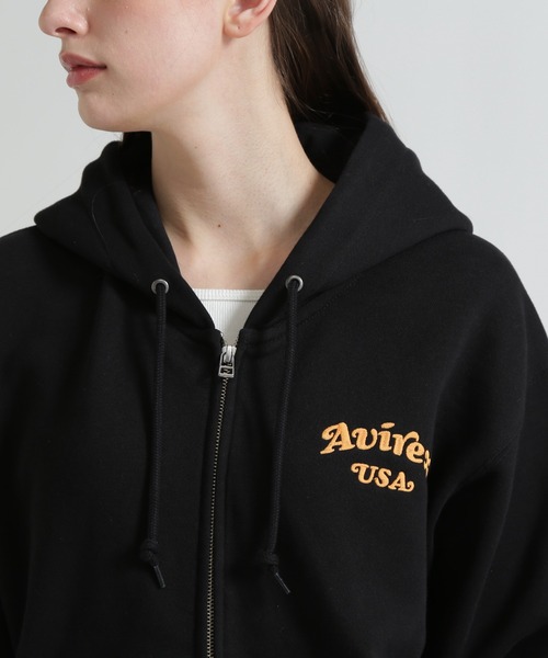 AVIREX（アヴィレックス） パーカー SAGARA CIRCLE LOGO TOMCAT ZIP