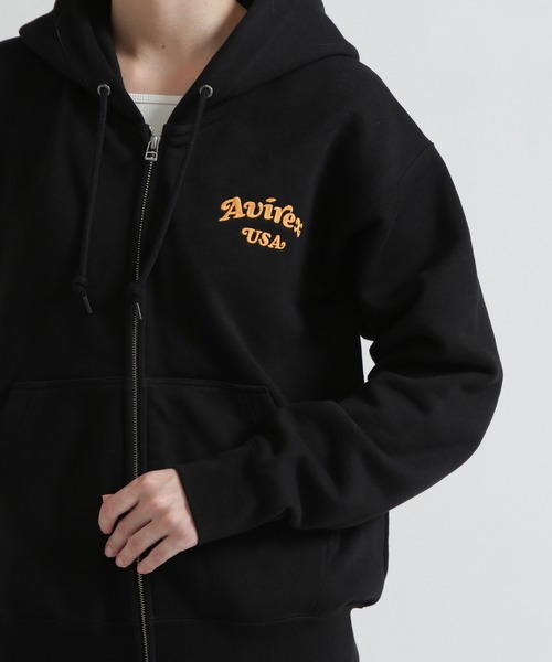 AVIREX（アヴィレックス） パーカー SAGARA CIRCLE LOGO TOMCAT ZIP