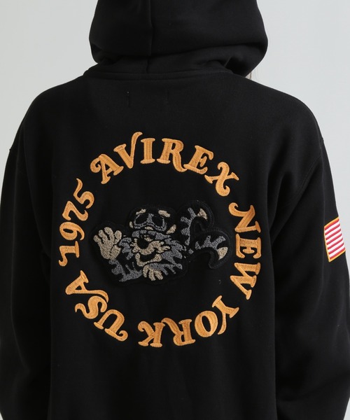 AVIREX（アヴィレックス） パーカー SAGARA CIRCLE LOGO TOMCAT ZIP