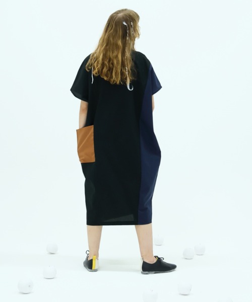 「bedsidedrama」 ノースリーブワンピース 1 ネイビー レディース_画像2