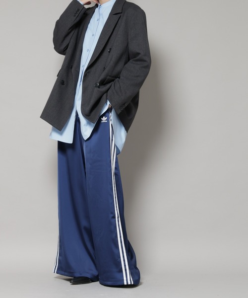 adidas（アディダス） ワイドパンツ パンツ adidas/SATIN TRACK PANTS
