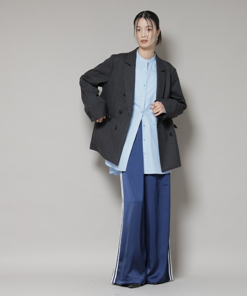 adidas（アディダス） ワイドパンツ パンツ adidas/SATIN TRACK PANTS