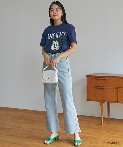 「GOOD ROCK SPEED」 半袖Tシャツ L ネイビー レディース_画像5