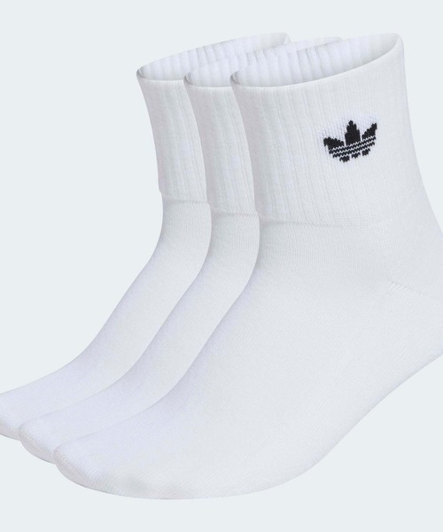 adidas（アディダス） 靴下 ミッドアンクルソックス 3足組 