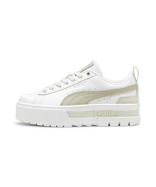 「PUMA」 ローカットスニーカー 24.0cm ホワイト系その他 レディース_画像3