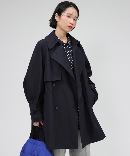 BABYLONE（バビロン） トレンチコート フリー ネイビー レディース