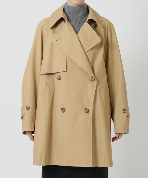 ○【新品未着用品】バビロン　トレンチコート BABYLONE（バビロン） トレンチコート コート コットンナイロンロング