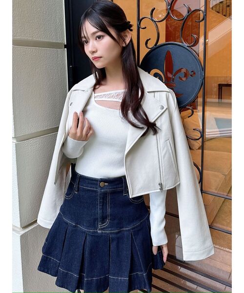 RESEXXY（リゼクシー） レザージャケット ライダース フェイクレザー