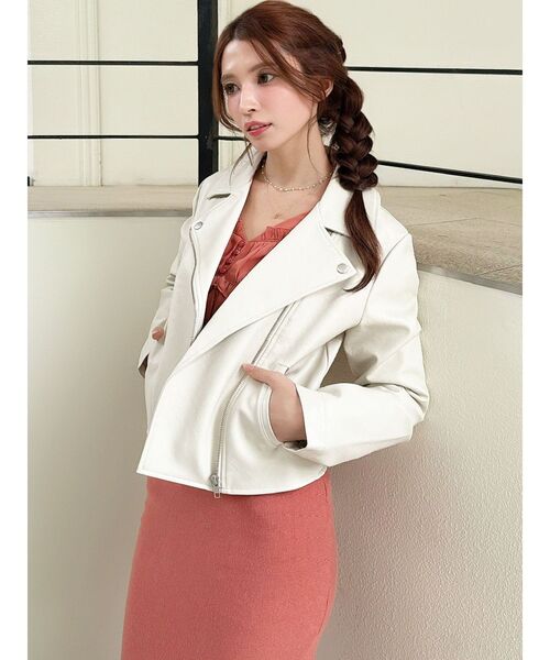 RESEXXY（リゼクシー） レザージャケット ライダース フェイクレザー