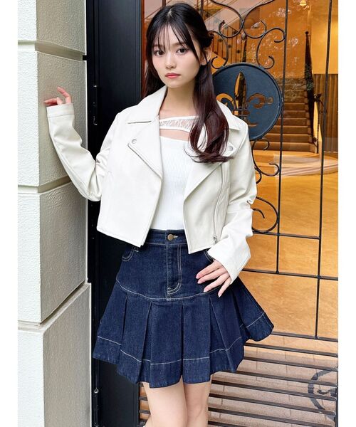 RESEXXY（リゼクシー） レザージャケット ライダース フェイクレザー