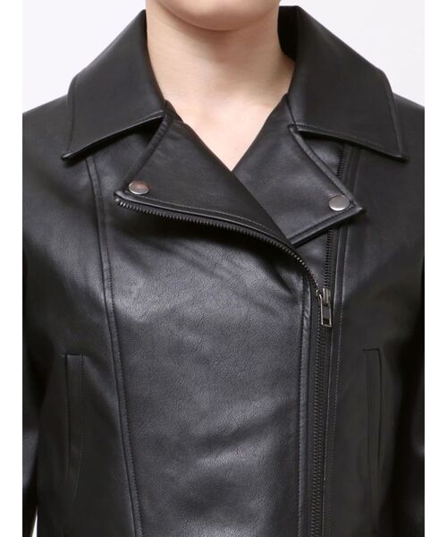 フェイクレザーライダース RESEXXY（リゼクシー） レザージャケット ライダース フェイクレザー