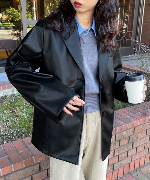 Chillfar」 テーラードジャケット FREE ブラック レディース