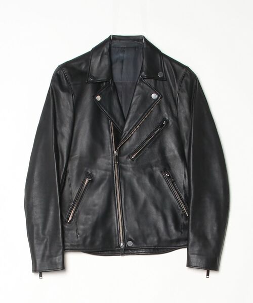 STUDIOUS（ステュディオス） レザージャケット 1 ブラック メンズ