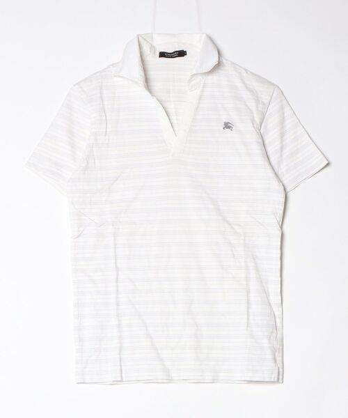 BURBERRY BLACK LABEL（バーバリーブラックレーベル） ボーダー柄半袖