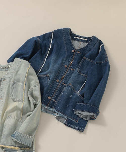 niko and…（ニコアンド） デニムジャケット gジャン 「NKJ 2026SS