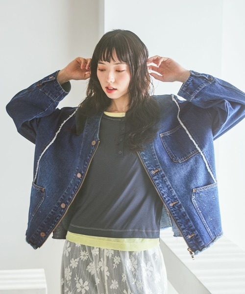 niko and…（ニコアンド） デニムジャケット gジャン 「NKJ 2026SS