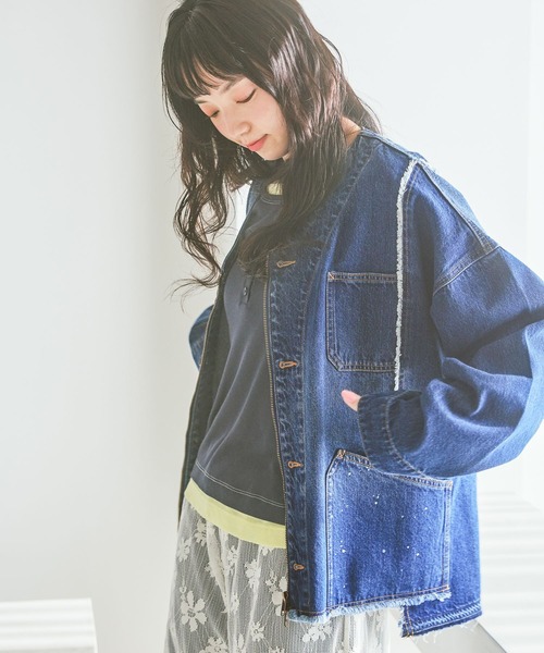 niko and…（ニコアンド） デニムジャケット gジャン 「NKJ 2026SS