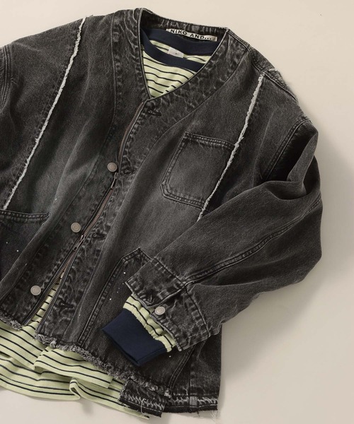 niko and…（ニコアンド） デニムジャケット gジャン 「NKJ 2026SS