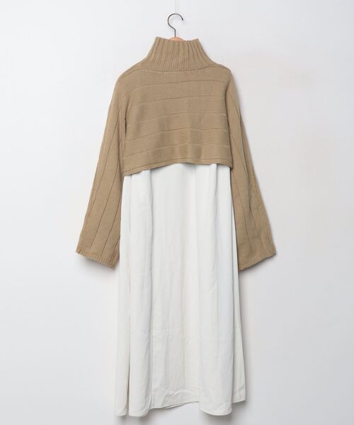 「KBF」 コンビワンピース ONE グリーン レディース_画像2