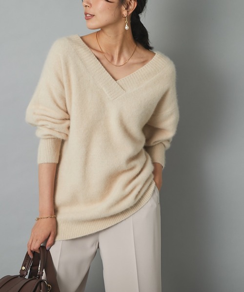 「RIVE DROITE」 長袖ニット FREE ブラック レディース_画像4