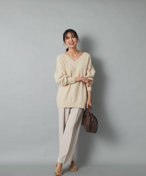 「RIVE DROITE」 長袖ニット FREE ブラック レディース_画像6