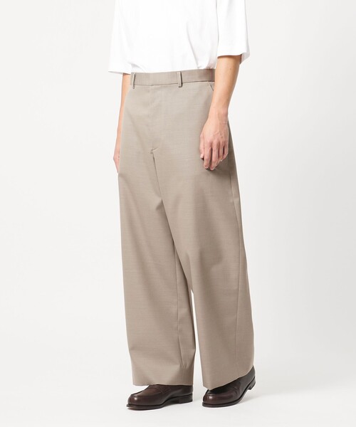 ワイドパンツ パンツ 「LOEFF」ギャバジン ワイド パンツ MENS メンズの画像