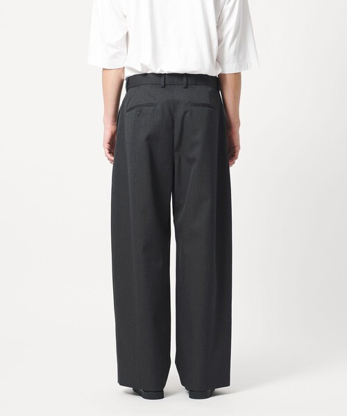 ワイドパンツ パンツ 「LOEFF」ギャバジン ワイド パンツ MENS メンズの画像