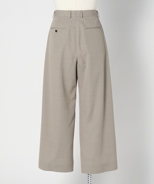 ワイドパンツ パンツ 「LOEFF」ギャバジン ワイド パンツ MENS メンズの画像