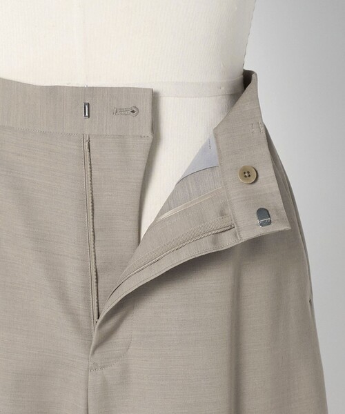 ワイドパンツ パンツ 「LOEFF」ギャバジン ワイド パンツ MENS メンズの画像